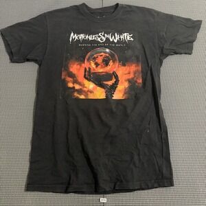 Motionless In White Scoring The End Of The World Black T-Shirt Mens Size M